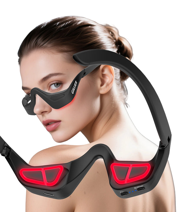 7-Color LED Eye Therapy Glasses